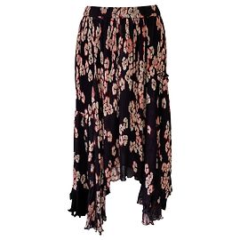 Jupe Wilny plissée fleurie multicolore Isabel Marant Multicolore