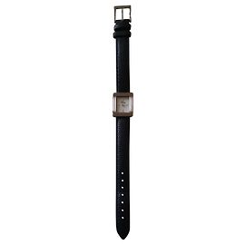 Montre Poiray My First en cuir bleu marine Bleu Marine