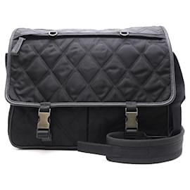 Prada-[Usado] Prada PRADA 2VD793 Bolsa mensageiro acolchoado diagonal Nylon NERO Preto / 058969-Preto