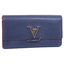 Louis Vuitton-Louis Vuitton Portefeuille capucines-Navy blue