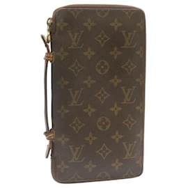 Louis Vuitton-LOUIS VUITTON Monogram Organizer De Voyage Travel Case M60119 LV Auth yt494-Brown