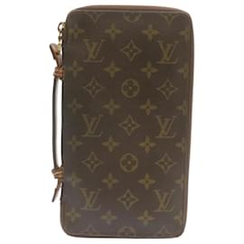 Louis Vuitton-LOUIS VUITTON Monogram Organizer De Voyage Travel Case M60119 LV Auth yt494-Brown