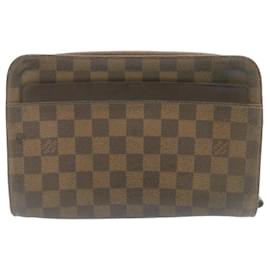 Louis Vuitton-LOUIS VUITTON Damier Ebene Saint Louis Clutch Bag N51993 LV Auth yt497-Other