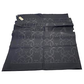 scialle Elie Saab seta nero retail 685$ nuovo Nero