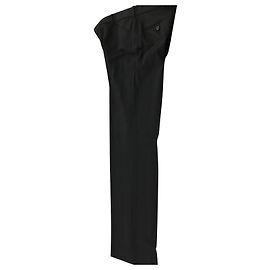 Calças inteligentes Ralph Lauren de lã pretas Preto