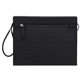 Salvatore Ferragamo-GANCINI POUCH BAG-Black
