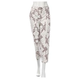 Pantaloni con stampa serpente Marc Cain XL Multicolore