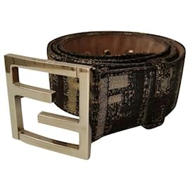 Fendi-Belts-Brown