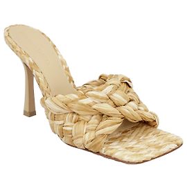 Bottega Veneta Stretch mules in twisted intreccio raffia beige Beige
