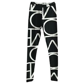 Totême Hose, Gamaschen Schwarz Weiß