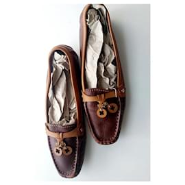 Louis Vuitton-Flats-Brown,Cognac,Caramel,Copper