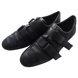 Baskets Gucci en cuir noir Noir