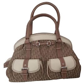 Dior My Dior Handbag Beige Monogram Canvas and Leather Beige Eggshell