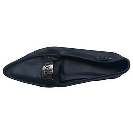 Mocasines Dior de cuero negro talla 40 Negro