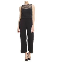 Pinko Nicole Jumpsuit schwarz Polyester Schwarz