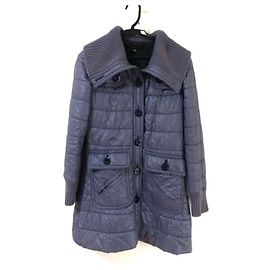 [Used] MARC BY MARC JACOBS Down Coat Size 4 S Ladies Purple x Black Winter / Some Knit Black Purple