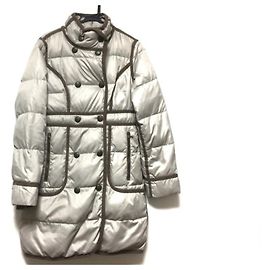 [Gebraucht] MARC BY MARC JACOBS Daunenmantel Gr. S Damen Beige x Dunkelbraun Winter / RESORT 2010 Beige Dunkelbraun