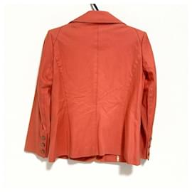 Fendi-[Used] FENDI Jacket Long Sleeve / Shoulder Pads / Spring / Autumn Orange-Orange