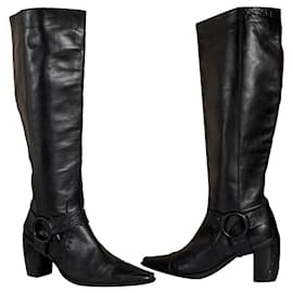 Marithé et François Girbaud botas Preto