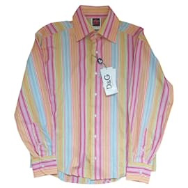 D&G Gestreiftes Hemd Mehrfarbig Mehrfarben