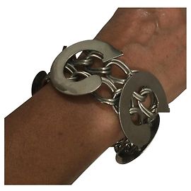 Autre Marque Pulseira de metal prateado 19 cm Prata