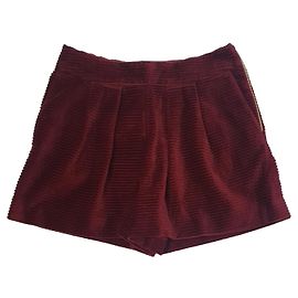 Short Tara Jarmon Bordeaux Coton Bordeaux