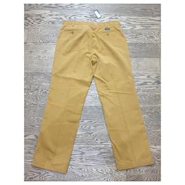 Henry Cotton's-Le pantalon jaune d'Henry Cotton-Jaune,Moutarde