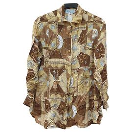 Vintage Les Copains Barock Blousonhemd Mehrfarben