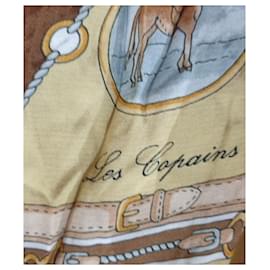Les Copains-Vintage Les Copains baroque blouson shirt-Multiple colors
