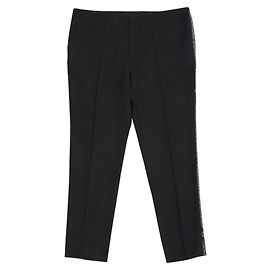 Lanvin navy blue pleated wool pants Navy blue