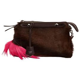 Borsa A Mano Fendi Marrone Rosa Multicolore Marrone chiaro Marrone scuro