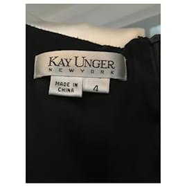 Kay Unger-Kleider-Schwarz,Weiß
