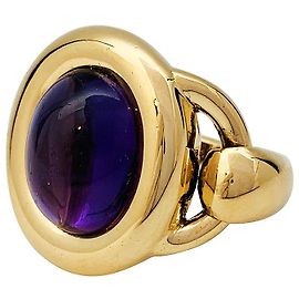 Anillo Poiray "Indra" oro amarillo y amatista. Otro