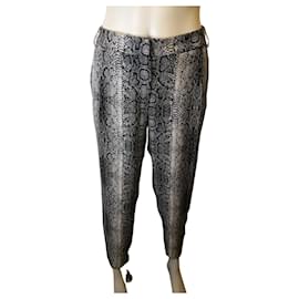 The Kooples Die Kooples Fluid Hose mit Schlangenprint Python drucken