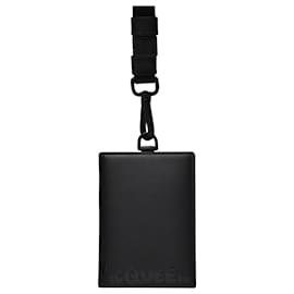 Alexander Mcqueen-Card Case in Black Polyester-Black