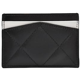 Alexander Mcqueen-Card Holder in Black Leather calf leather-Black