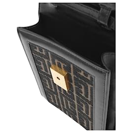 Balmain-1945 Smartphone Case in Khaki Monogram Jacquard-Flesh