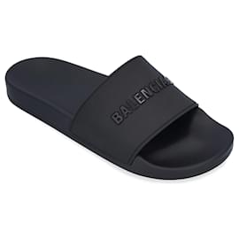 Balenciaga-Pool slide Sandal-Black