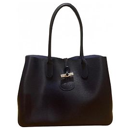 Bolsa Longchamp Roseau Azul marinho Azul marinho