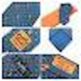 Hermès-Ties-Blue,Orange