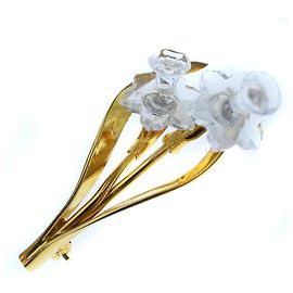 Spilla Swarovski D'oro