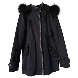 Parka Maje Azul Marino Algodón Azul marino