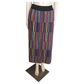 Autre Marque Falda midi de lamé Maison Père Multicolor