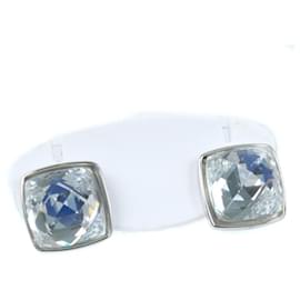 Swarovski-Boucle d'oreille Swarovski-Argenté
