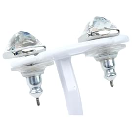 Swarovski-Boucle d'oreille Swarovski-Argenté
