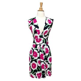 Diane Von Furstenberg DvF Cassidy wrap dress Wildflower Multiple colors