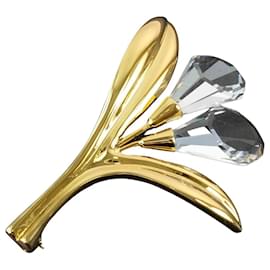 Swarovski-Broche Swarovski-Doré