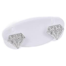 Swarovski-Boucle d'oreille Swarovski-Argenté