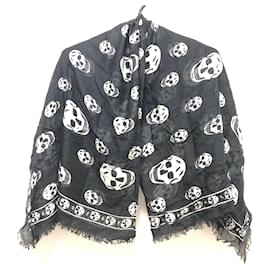 Alexander Mcqueen-Alexander McQueen Scarf-Black