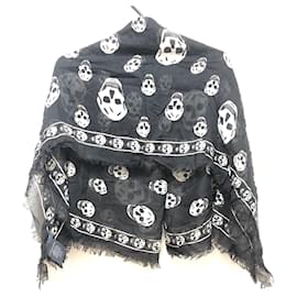 Alexander Mcqueen-Alexander McQueen Scarf-Black